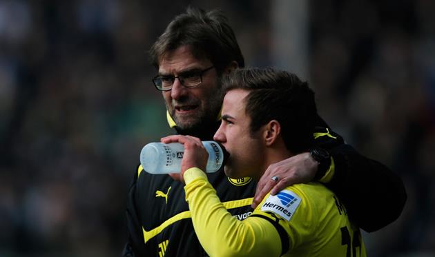 Юрген Клопп и Марио Гетце, Getty Images