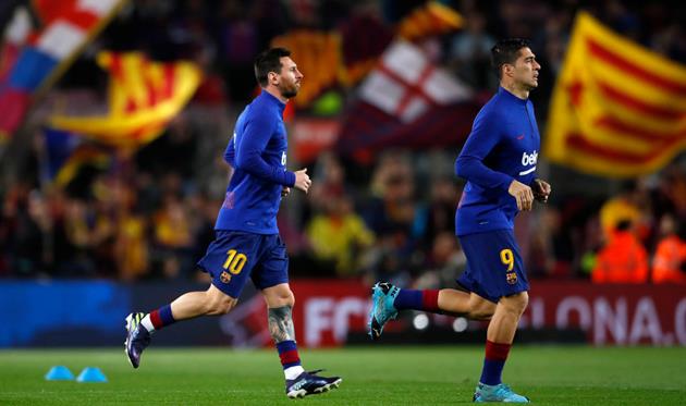 Лионель Месси и Луис Суарес, Getty Images