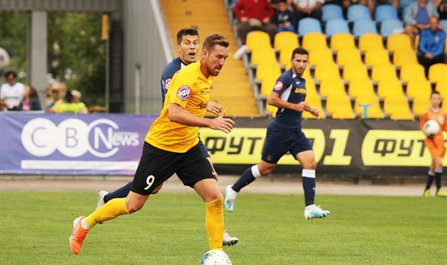 Денис Безбородько в матче против СК Днепр-1, ФК Александрия