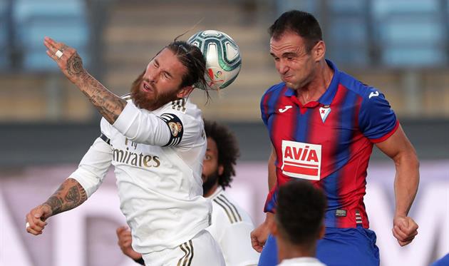 Серхио Рамос в матче против Эйбара, Getty Images