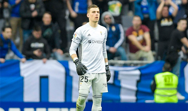 Андрей Лунин, фото Овьедо