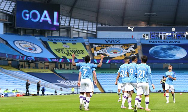 манчестер сити легко обыграл арсенал, getty images