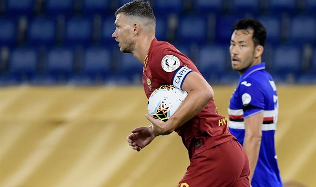 Эдин Джеко, фото OptaPaolo