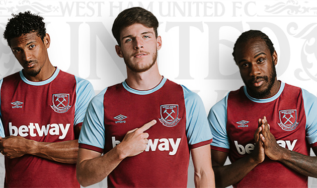 Игроки Вест Хэма, whufc.com
