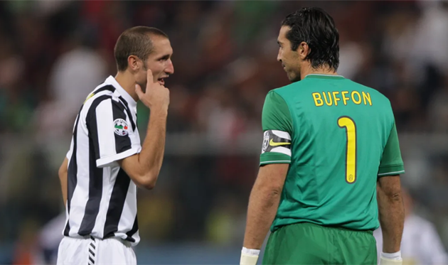 Джорджо Кьеллини и Джанлуиджи Буффон, juventus.com