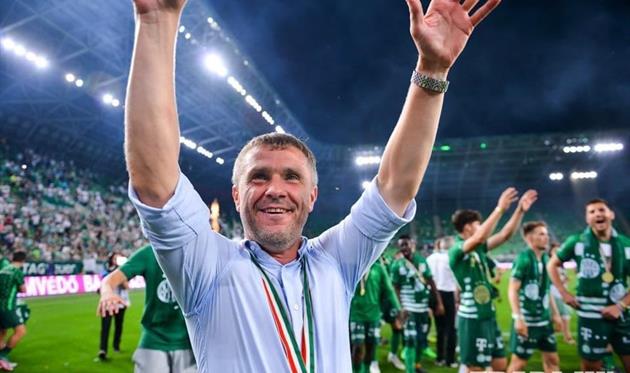 Сергей Ребров, фото ФК Ференцварош