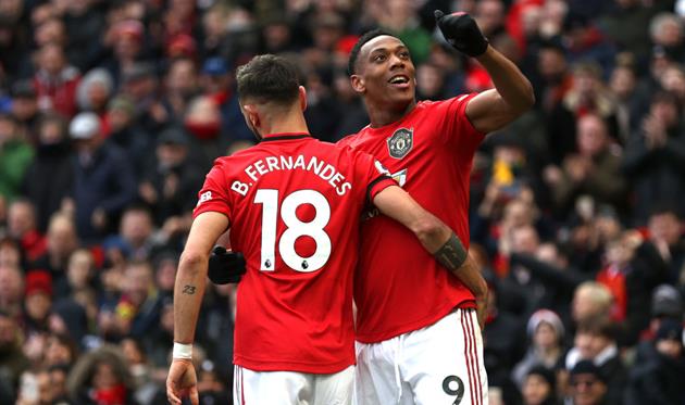 Бруну Фернандеш и Мартиаль, getty images