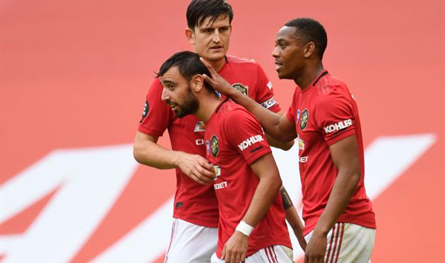 Радость игроков МЮ, getty images