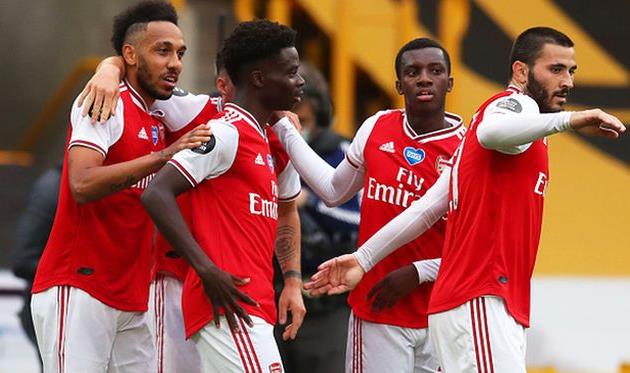арсенал одолел вулверхэмптон, getty images