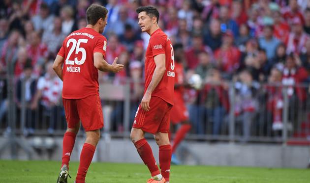 Роберт Левандовски и Томас Мюллер, getty images