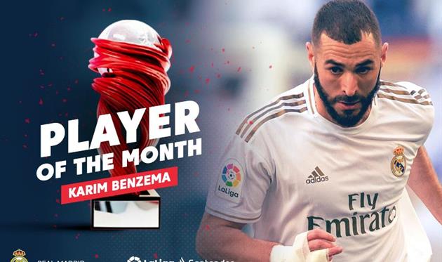 Карим Бензема, фото официального Твиттера Ла Лиги