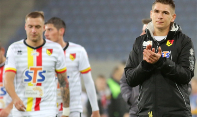 Олег Горин (справа), ФК Ягеллония