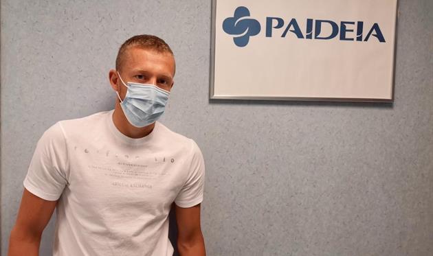 Лукас Лейва снова в клинике, фото ФК Лацио