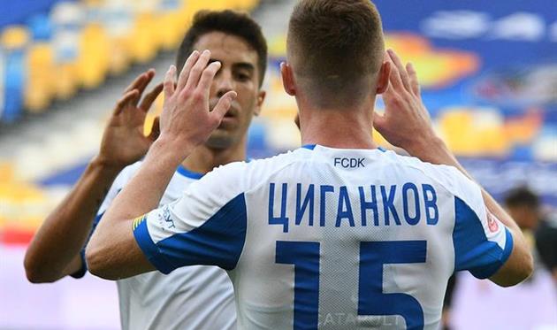 Динамо вышло на вторую позицию за счет победы над Зарей