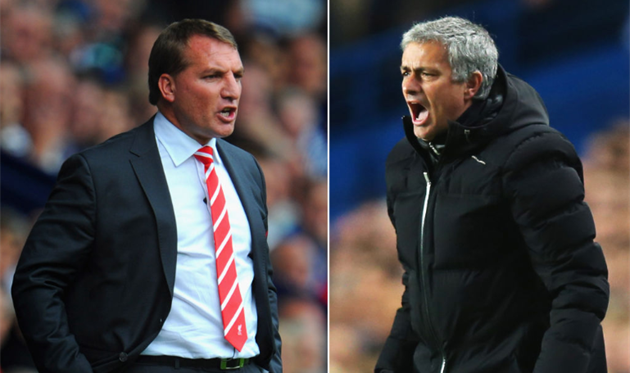Брендан Роджерс и Жозе Моуриньо, Getty Images