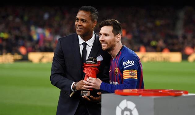 Патрик Клюйверт и Лионель Месси, Getty Images