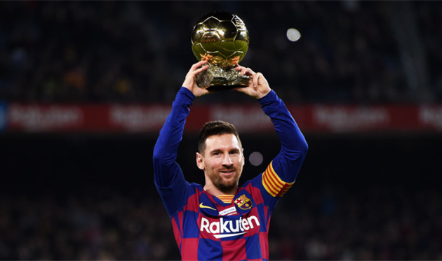 Лионель Месси с Золотым мячом, Getty Images