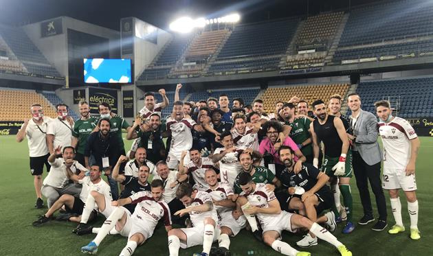 Футболисты Альбасете, Фото twitter.com/AlbaceteBPSAD