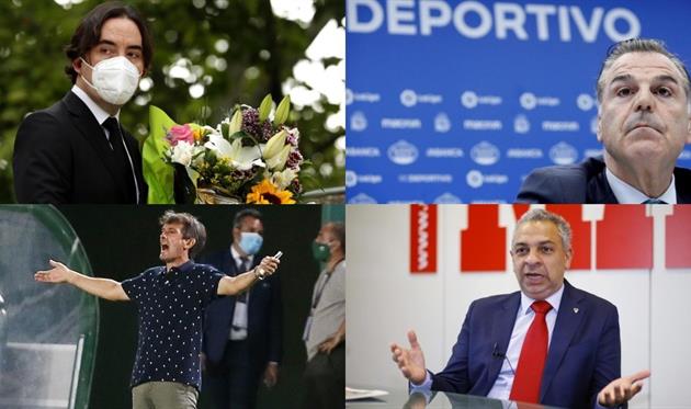 Мартин Преса (Райо), Фернандо Видаль (Депортиво), Пачета (Эльче) и Моисей Исраэль (Нумансия)