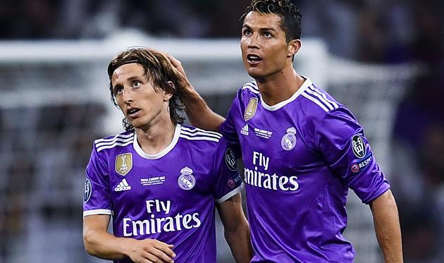 Лука Модрич и Криштиану Роналду, Getty Images