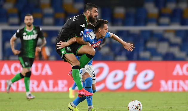 VAR отменил четыре гола Сассуоло в матче против Наполи