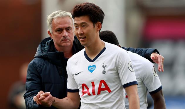Сон Хын Мин и Жозе Моуриньо, getty images