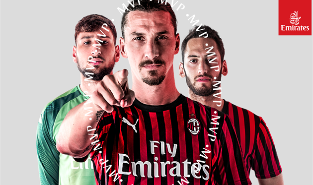 Златан Ибрагимович, фото ФК Милан