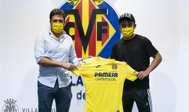 Такефуса Кубо, фото ФК Вильярреал