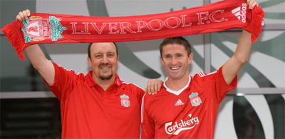 Рафаэль Бенитес и Робби Кин