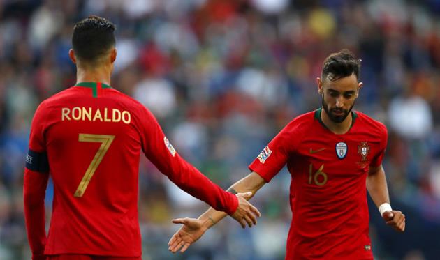 Криштиану Роналду и Бруну Фернандеш, Getty Images