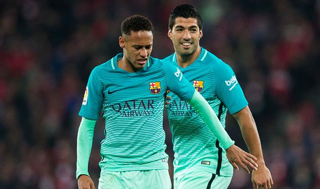 Неймар и Суарес, getty images