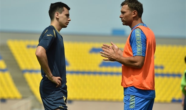 Николай Шапаренко и Андрей Шевченко, фото УАФ