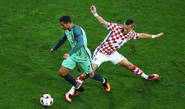 Криштиану Роналду и Иван Перишич, Getty Images