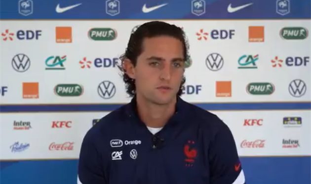 Адриен Рабио, фото федерации футбола Франции