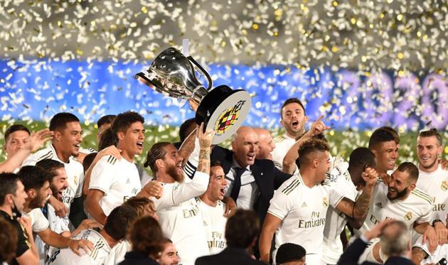 Реал отмечает чемпионский титул, Getty Images