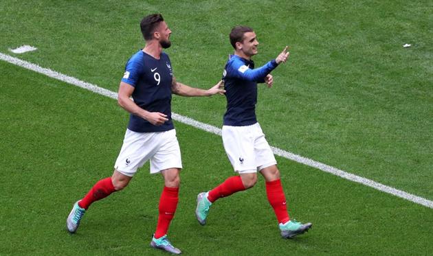 Оливье Жиру и Антуан Гризманн, Getty Images