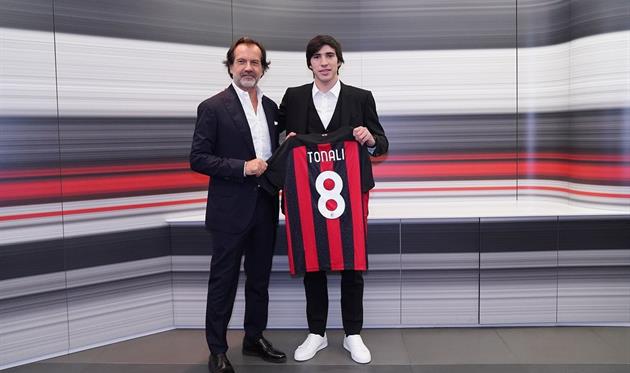 Сандро Тонали (справа), AC Milan