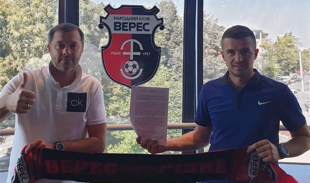 Юрий Вирт (слева), НК Верес