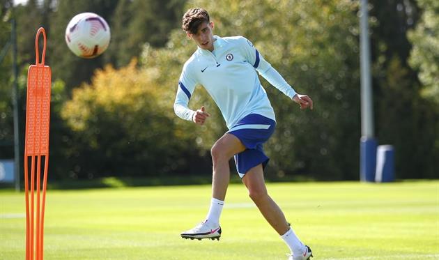 Кай Хаверц на тренировке Челси, Chelsea FC