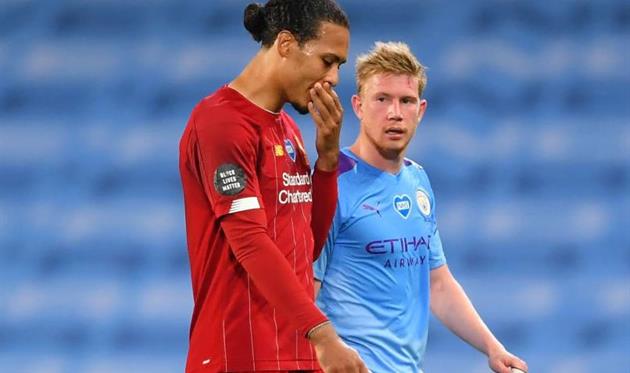 Ван Дейк - Де Брюйне, getty images