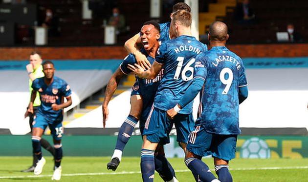 радость игроков арсенала, getty images