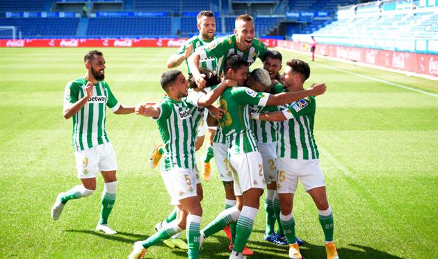 Бетис празднует победу, Getty Images