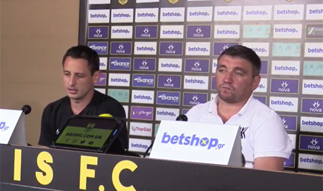 Арис — Колос: предматчевая пресс-конференция