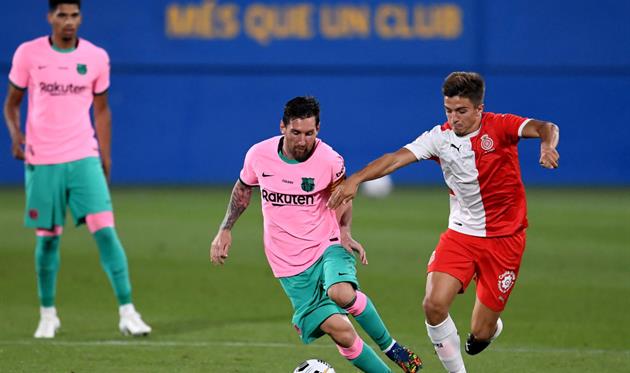 Лионель Месси в матче с Жироной, Getty Images