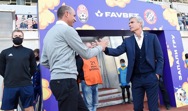 Скрипник и Каштру, фото: ФК Шахтер