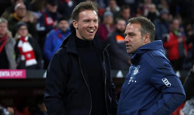 Юлиан Нагельсманн (слева) и Ханси Флик, Getty Images