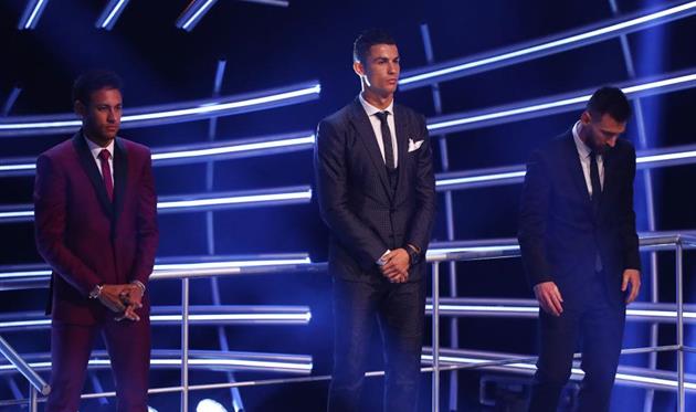 Неймар, Криштиану Роналду и Лионель Месси, Getty Images