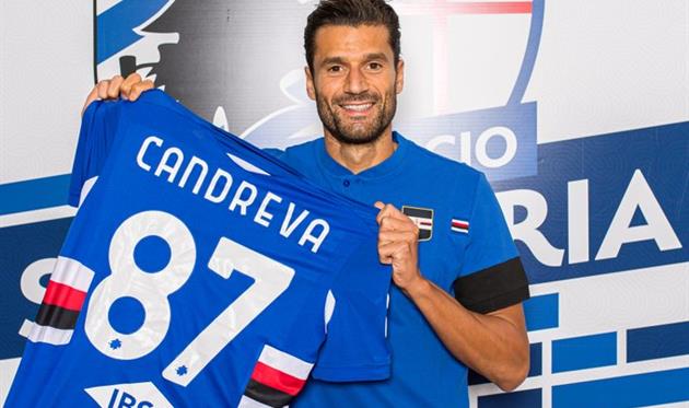 Антонио Кандрева, ФК Сампдория 