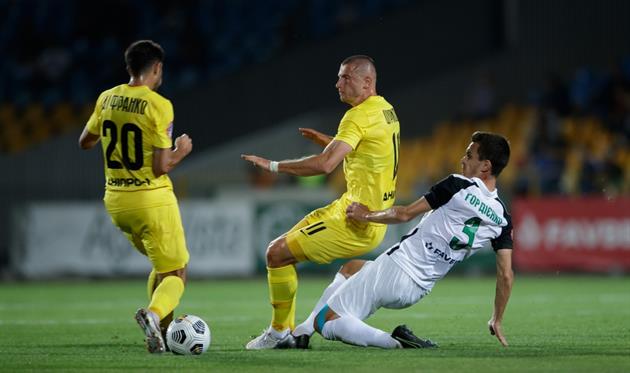 Андрей Цуриков в матче с Александрией, СК Днепр-1
