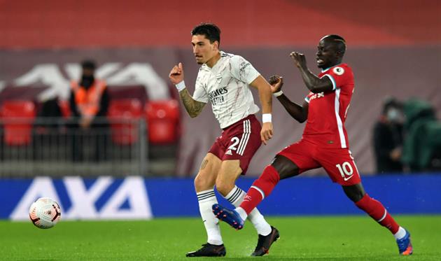 Эктор Бельерин и Садио Мане, Getty Images